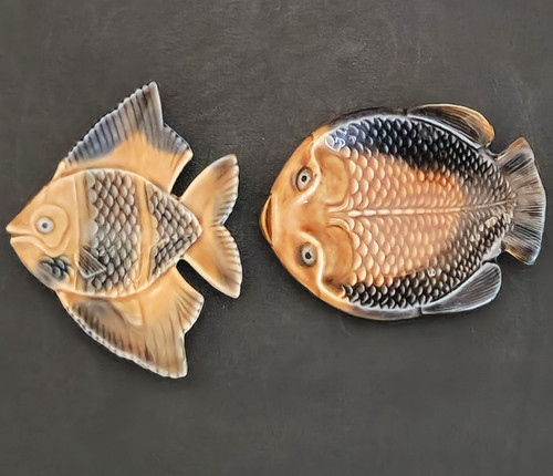 Vintage wade fish coin dishes - wade,