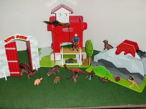 Elc wooden dinosaur park - elc,