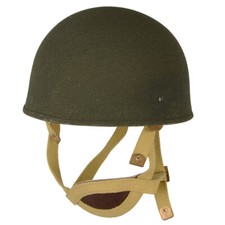 WW2 British Mark II Paratrooper Helmet - Airborne Reproduction Canvas Chin Strap