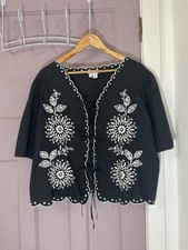 Ghost Size XXL 18 Black Blouse
