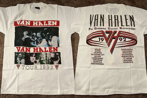 Van halen tour 1992 shirt - halen,