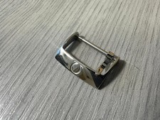 For omega stainless steel 18mm engraved strap buckle,NEW