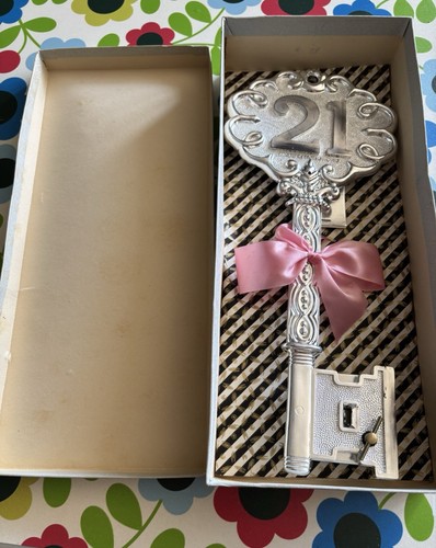 Vintage 21st birthday key - 21st, to