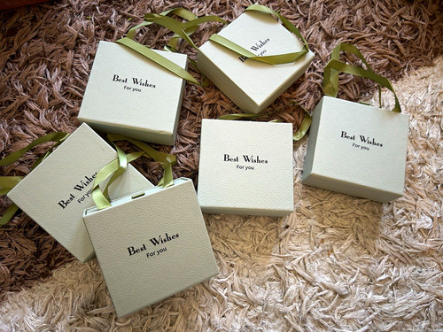 Set cream green lined - set,