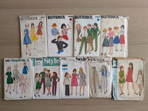 Bundle vintage sewing patterns - bundle,