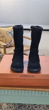 Rocket Dog Womens Slope Black Suede Zipped Winter Boot Size UK 5 / 38 rrp £100