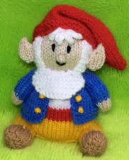 KNITTING PATTERN - Big Ears inspired chocolate orange cover or 16 cms Noddy toy