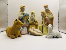 CHRISTMAS CERAMIC NATIVITY SET