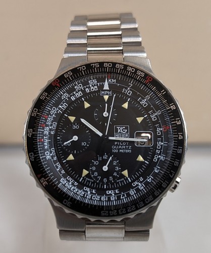 Vintage 1980s tag heuer pilot - vintage,