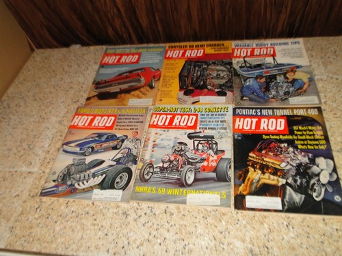 1969 hot rod magazines - rod,