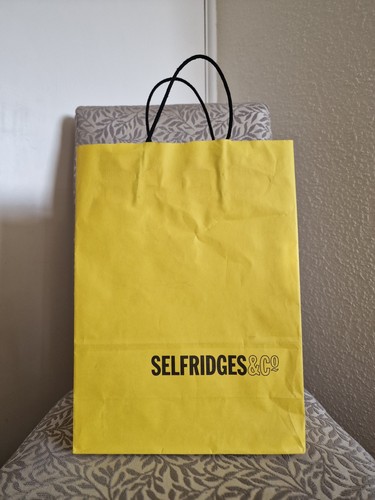 Selfridges yellow paper gift - selfridges,