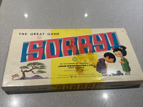 Sorry board game - board, 1963