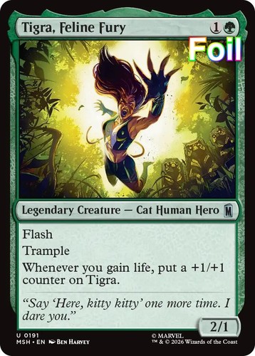 Mtg msh uncommon tigra - msh,