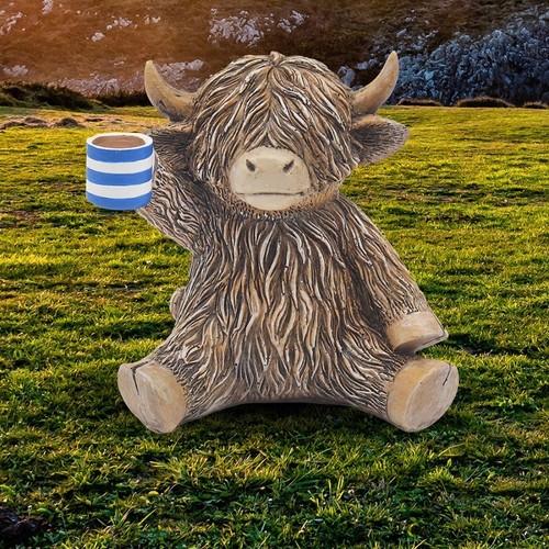 Highland cow coo ornament - highland,