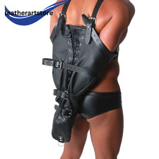 Genuine Leather Arm Binder – Adjustable Bondage Restraint