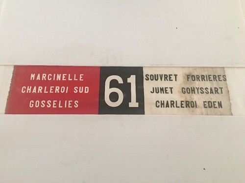 Belgium vintage linen - vintage, tram