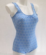 ORIGINAL 60's VINTAGE FITTED STYLE LADIES SWIMMING COSTUME SWIMSUIT 12 - 14 NEW