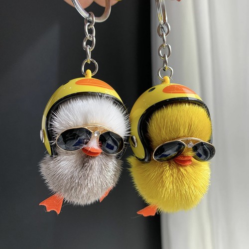 Cute helmet duck - cute, doll