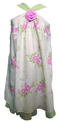 Girls floral halterneck - girls,