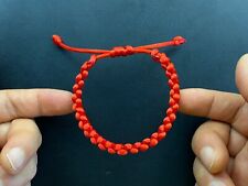 1 x Handmade Red STRING KABBALAH LUCKY BRACELETS Against Evil Eye for Success