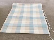 Laura Ashley Lined Mitford Duck Egg Blue Roman Blind - 63cm width  x 77cm length