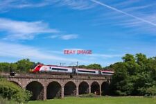 PHOTO  PENDOLINO ON KIRTLE WATER VIADUCT -  A VIRGIN TRAINS PENDOLINO CROSSES KI