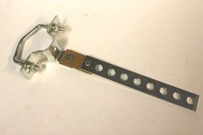 Universal Silencer Exhaust Strap Bar Hanger Bracket, Fit 45mm to 60mm Pipe Tube