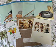 Vintage P&O 1994 CANBERRA Cruise Ship Assorted Memorabilia Menus, Cruise Log etc