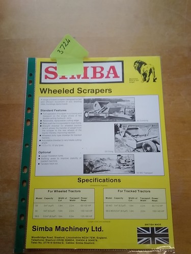 Simba machinery wheeled - simba,