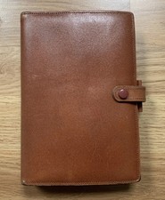 Filofax Real Leather Tan Brown
