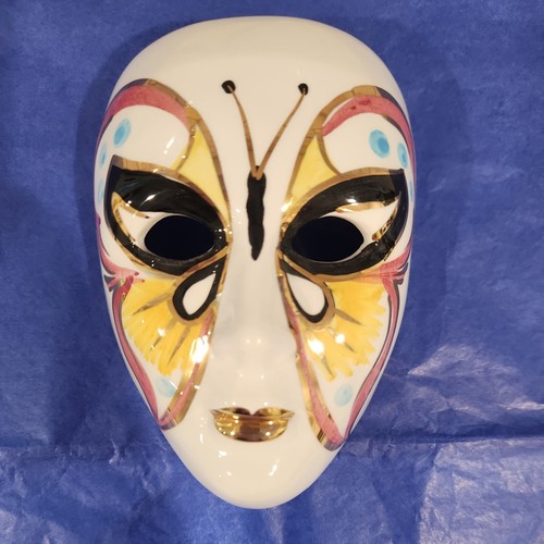 Venetian porcelain mask x - porcelain, mask,4.5"x