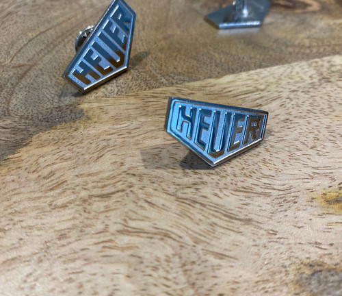 Vintage heuer pin badge 1970s - badge,