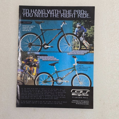 Vintage 1997 bicycles print - vintage,