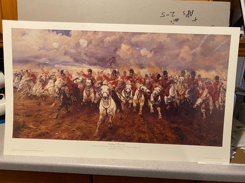 Scots greys military art print - scots,