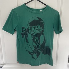 H&M 8-10 Years Green Ninjago T-shirt Lego Boys