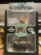 corgi el alemain showcase collection Stuka and churchill tank with figures