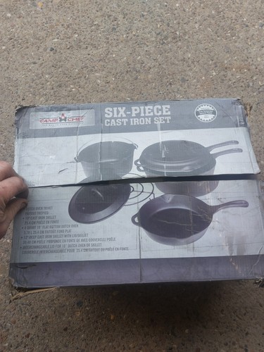 Camp chef cast iron cook - iron, 6