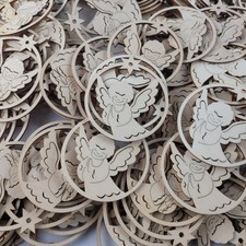 Christmas wooden decoration - wooden,