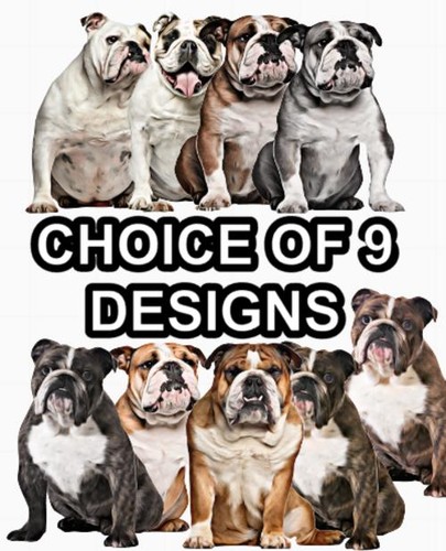 English bulldog self adhesive - english,