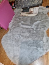 Light Grey Sheepskin Faux Fur