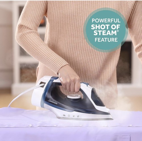 Sunbeam 1700w steam iron - iron, with