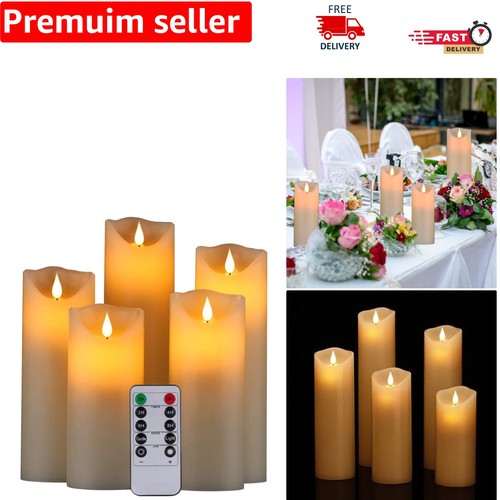 Real wax flameless candles - real,