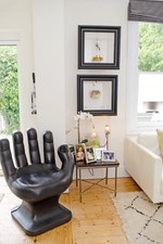 Original 1970s RMIC Hand Chair - Black - Mid-Century Modern Icon - £299 (Single