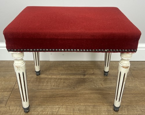 Footstool vintage french - footstool,