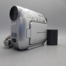Sony Handycam DCR-HC19E Handheld MiniDV Camcorder Silver Tested