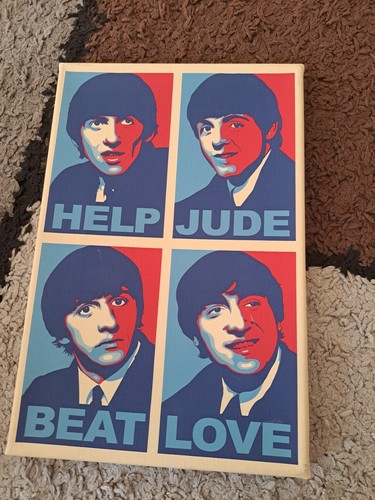 Beatles canvas new - beatles, art