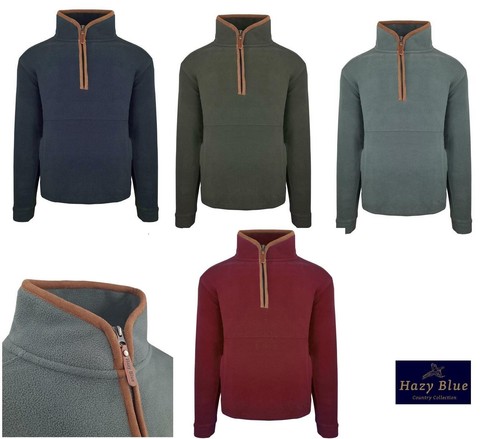 Hazy blue mens - blue, half