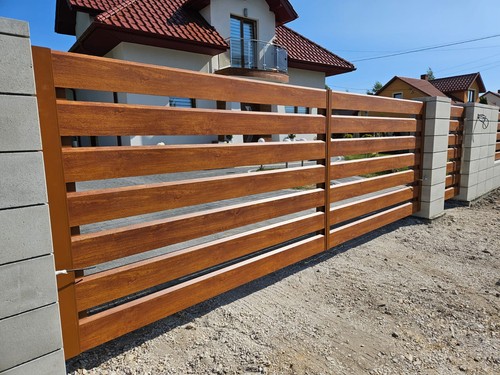 Modern aluminium sliding gate - modern,