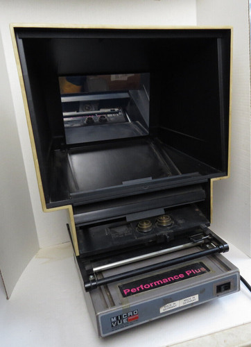 Vintage micro fische reader - vintage,