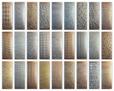 Peel Off Craft Stickers Sheet Silver Gold Card Making Scrapbook - Wedding Day 